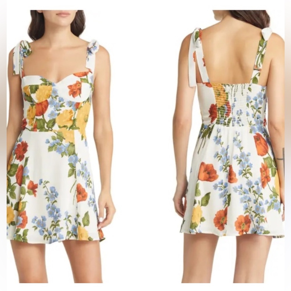 NWOT Reformation Niara mini dress
